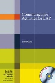 COMMUNICATIVE ACTIVITIES FOR EAP SB+CD ROM | 9780521140577 | JENNI GUSE/ QUEENSLAND UNIVERSITY OF TEC