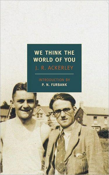 WE THINK THE WORLD OF YOU | 9781590173954 | J R ACKERLEY