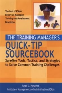 THE TRAINING MANAGER'S QUICK-TIP SOURCEBOOK | 9780787962524 | SUSAN PATTERSON