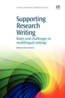 SUPPORTING RESEARCH WRITING: ROLES AND | 9781843346661 | VALERIE MATARESE