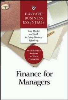 FINANCE FOR MANAGERS | 9781578518760 | RICHARD LUECKE
