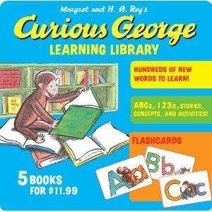 CURIOUS GEORGE LIBRARY WITH FLASH CARDS | 9780547968230 | HA REY