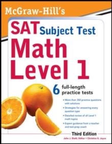 MATH LEVEL 1 SAT | 9780071763370 | JOHN J. DIEHL