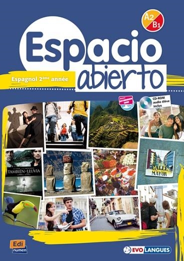 ESPACIO ABIERTO A2/B1 LIVRE L'EL?VE+CD | 9788498485097 | ISA DE LOS SANTOS, DAVID/PUENTE GIRÓN, NAZARET/PEREYRA BRIZUELA, LILIANA/MARÍN MORA, EMILIO JOSÉ/FER