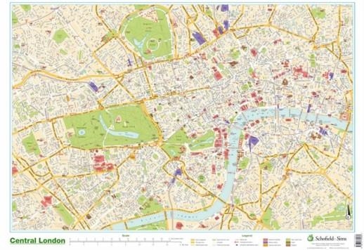 TOURIST MAP OF LONDON | 9780721756240 | SCHOFIELD