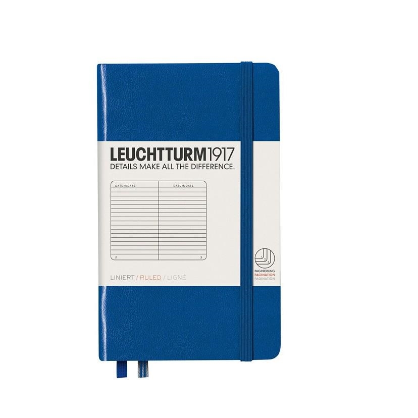 NOTEBOOK POCKET A6, TAPA DURA, CON LINEAS AZUL | 4004117424366