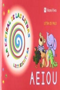 LA ESPIRAL DE LAS LETRAS. LETRA DE PALO. A E I O U | 9788468202853 | VICENS VIVES PRIMARIA, S.A.