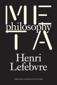 METAPHILOSOPHY | 9781784782740 | HENRY LEFEBVRE