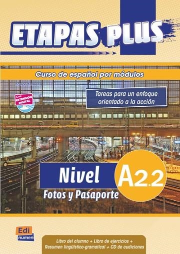 ETAPAS PLUS A2.2 ALUMNO | 9788498482263 | EUSEBIO HERMIRA, SONIA/COCA DEL BOSQUE, BEATRIZ/HERRERO SANZ, ELENA/SAGREDO JERÓNIMO, MACARENA/DE DI