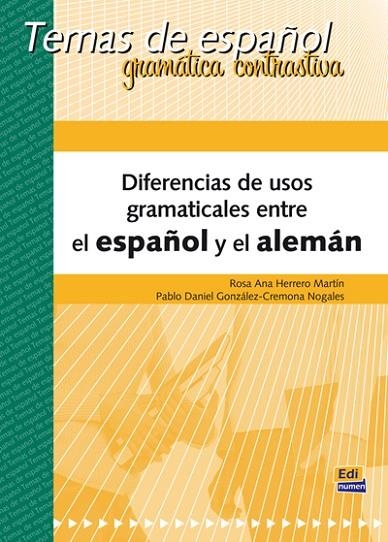 DIFERENCIAS DE USOS GRAMATICALES ESP/ALE | 9788498483789