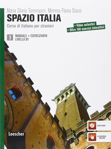 SPAZIO ITALIA 3 + ESERCIZIARIO + DVD | 9788820133504