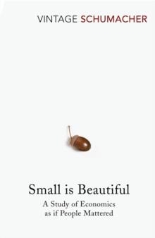 SMALL IS BEAUTIFUL | 9780099225614 | E F SCHUMACHER