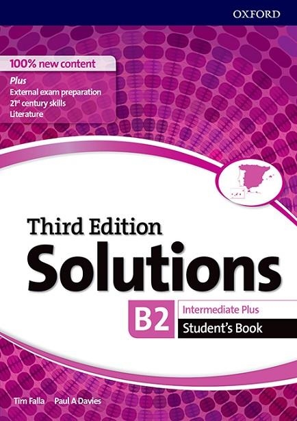 SOLUTIONS 3ED INT PLUS B2 SB | 9780194523622 | FALLA, TIM/DAVIES, PAUL A.