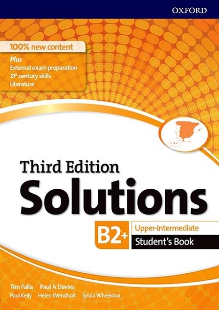 SOLUTIONS 3ED UPPER-INT SB | 9780194523660 | TIM FALLA/PAUL A. DAVIES/SYLVIA WHEELDON/COLIN CAMPBELL/SIMON WILLIAMSON