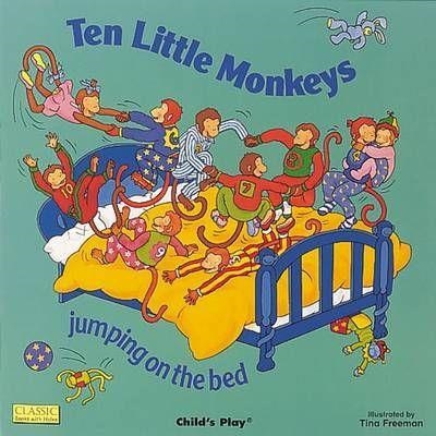TEN LITTLE MONKEYS JUMPING ON THE BED | 9780859537988 | TINA FREEMAN