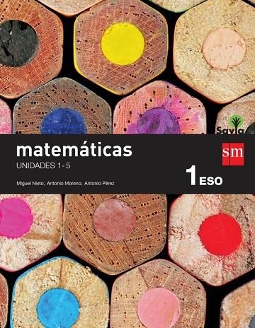 1º ESO MATEMÁTICAS TRIMESTRES SAVIA-15 | 9788467582925