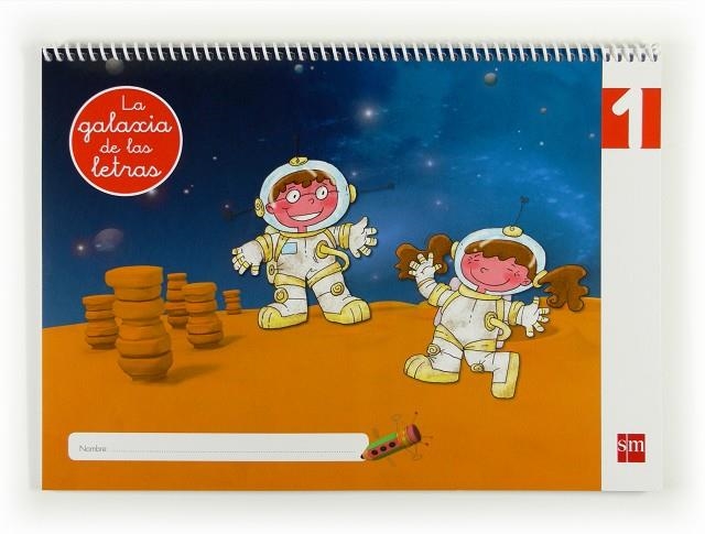 LECTOESCRITURA LA GALAXIA DE LAS LETRAS 3 AÑOS NIVEL 1 PAUTA 12 | 9788467553451 | Menéndez Camarena, Pilar;Pazos, Esther;Palencia, Lourdes