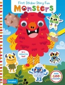 FIRST STICKER BOOK STORY FUN - MONSTERS | 9781509817634  | VA