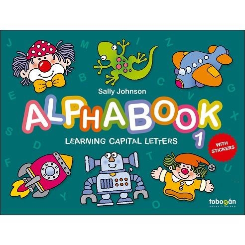 ALPHABOOK 1 WITH STICKERS | 9788494799150 | SALLY JOHNSON