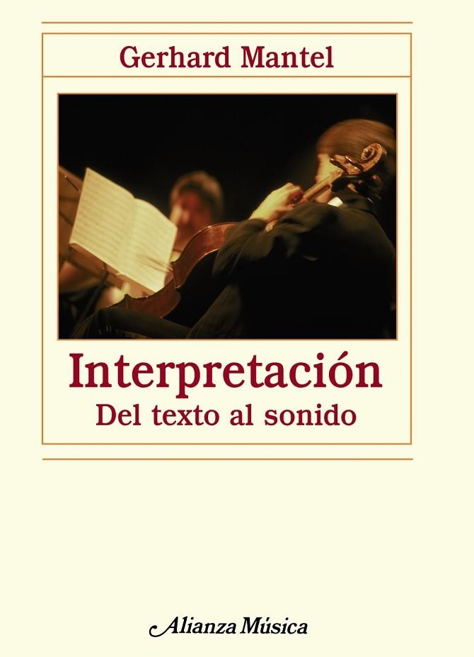 Interpretación | 9788420663999 | Mantel, Gerhard