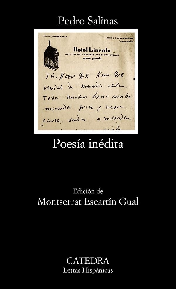 Poesía inédita | 9788437630977 | PEDRO SALINAS