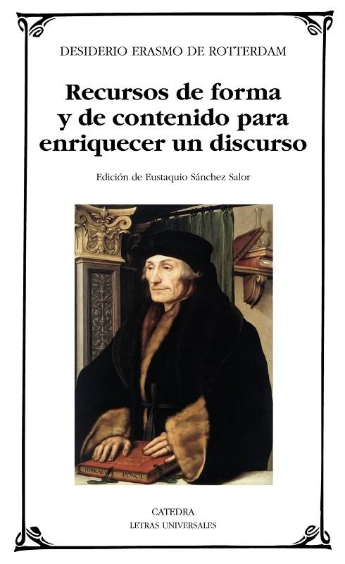 Recursos de forma y de contenido para enriquecer un discurso | 9788437627601 | DESIDERIO ERASMO DE ROTTERDAM