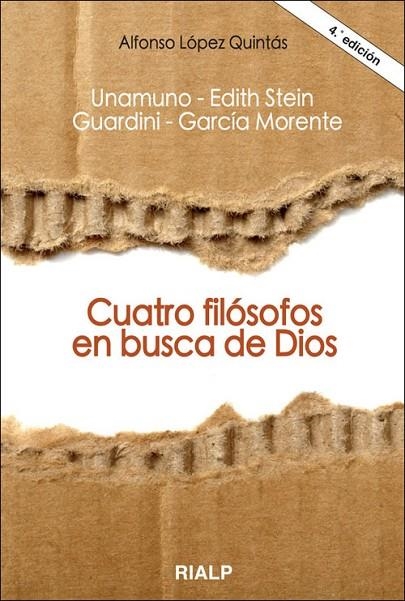 Cuatro filósofos en busca de Dios | 9788432132629 | López Quintás, Alfonso