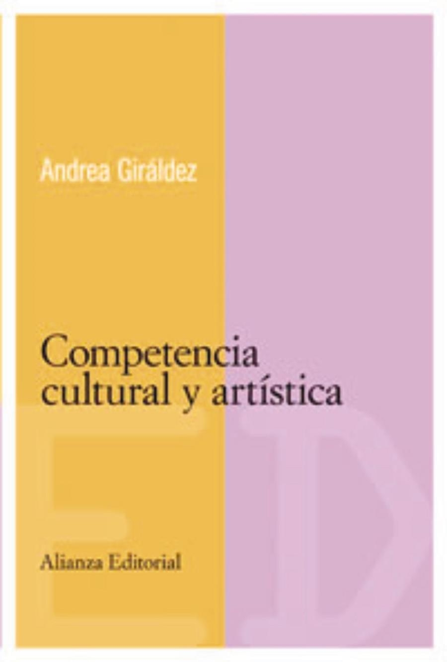 La competencia cultural y artística | 9788420684079 | Giráldez, Andrea