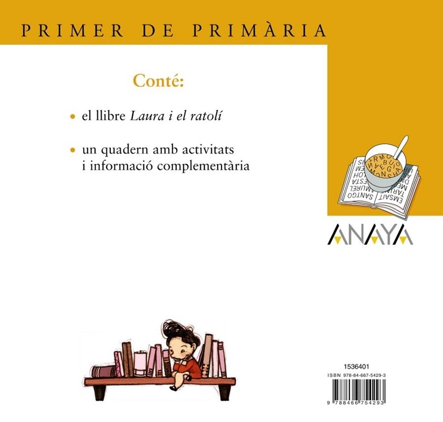 Blíster  " Laura i el ratolí "   1º Primaria (C. Valenciana) | 9788466754293 | Anaya Infantil y Juvenil