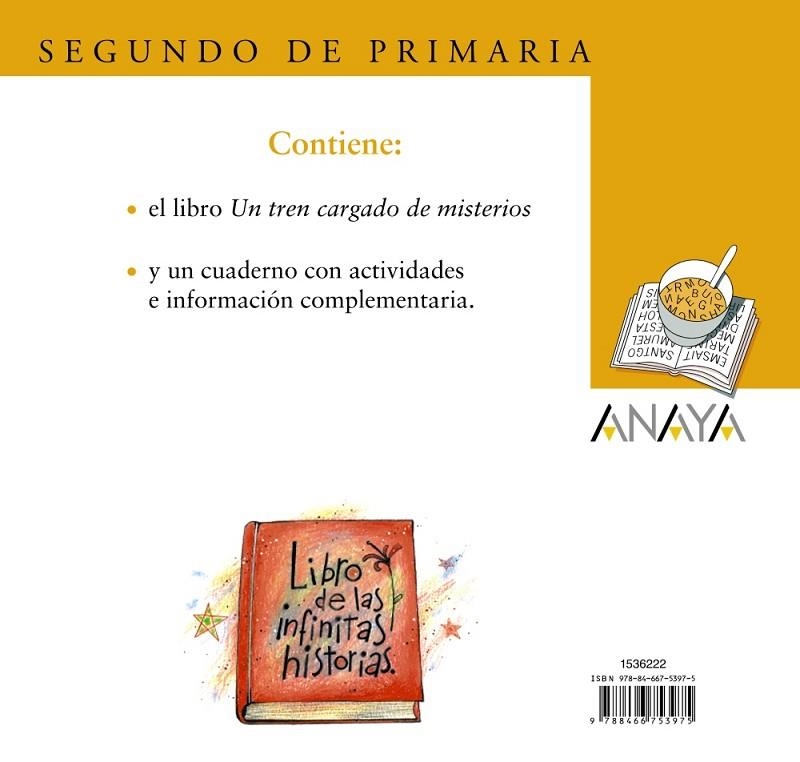 Blíster  " Un tren cargado de misterios "  2º de Primaria | 9788466753975 | Fernández Paz, Agustín