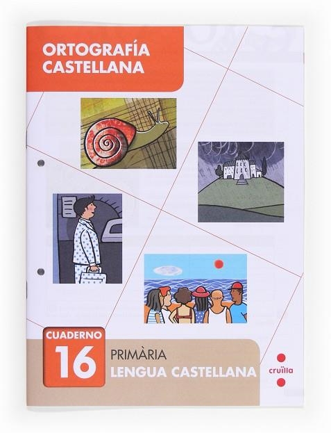 Ortografía castellana 16. Primària | 9788466133142 | Giner, Tomás