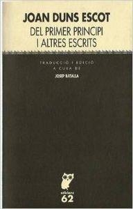 Del primer principi i altres escrits | 9788429747607 | Duns Escot, Joan