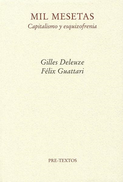 Mil mesetas: Capitalismo y esquizofrenia | 9788485081950 | Deleuze (francés), Gilles;Guattari (francés), Félix