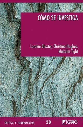 Cómo se investiga | 9788478276271 | Blaxter, Lorraine;Hugues, Christina;Tight, Malcolm