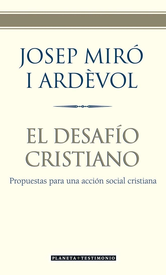 El desafío cristiano | 9788408057468 | Miró i Ardèvol, Josep