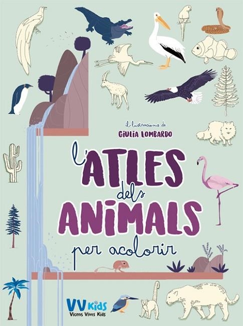 ATLES DELS ANIMALS PER ACOLORIR (VVKIDS) | 9788468243740 | Lombardo, Giulia