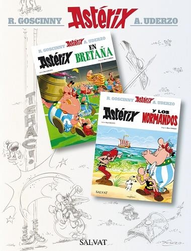 Astérix en Bretaña y Astérix y los normandos. Álbum doble | 9788421688601 | Goscinny, René