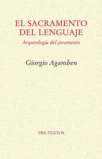 El sacramento del lenguaje | 9788415297246 | Agamben, Giorgio