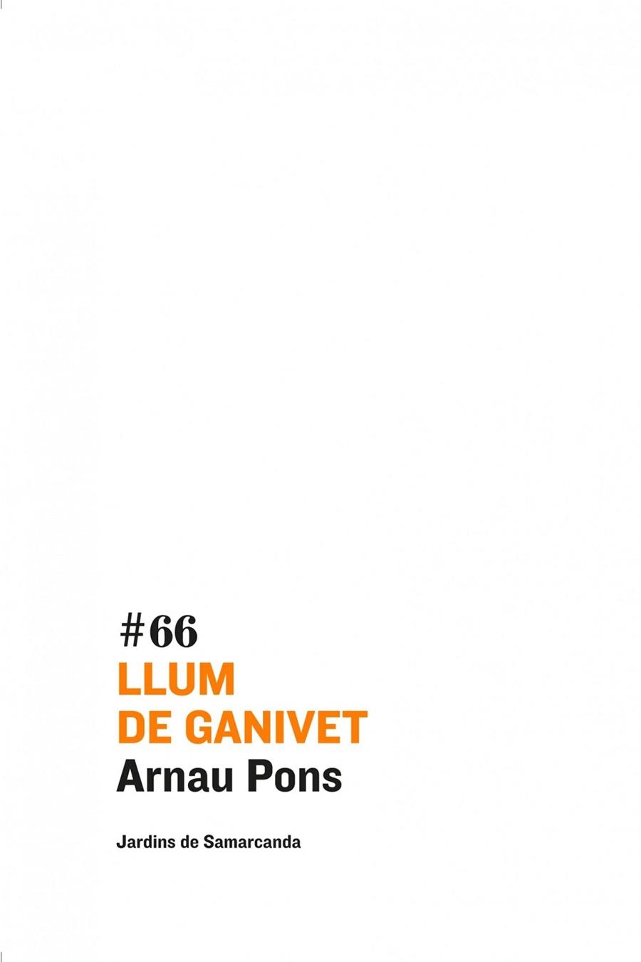 Llum de ganivet | 9788497664530 | Pons Roig, Arnau