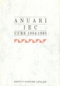 Anuari IEC : curs 1994-1995 | 9788472833081 | Institut d'Estudis Catalans (Barcelona)