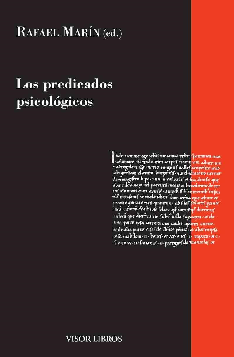 los predicados psicológicos | 9788498956900 | Marín, Rafael