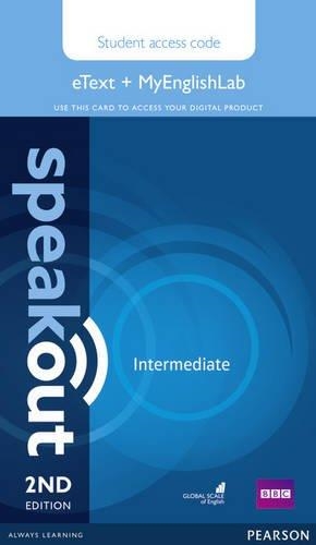 SPEAKOUT INTERMEDIATE 2ND EDITION ETEXT AND MYENGLISHLAB ACCESS CARD | 9781292172798