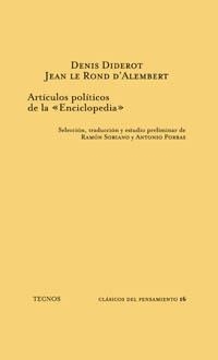 ARTÍCULOS POLÍTICOS DE LA ENCICLOPEDIA | 9788430912544 | DIDEROT, DENIS;D'ALEMBERT, JEAN LE ROND