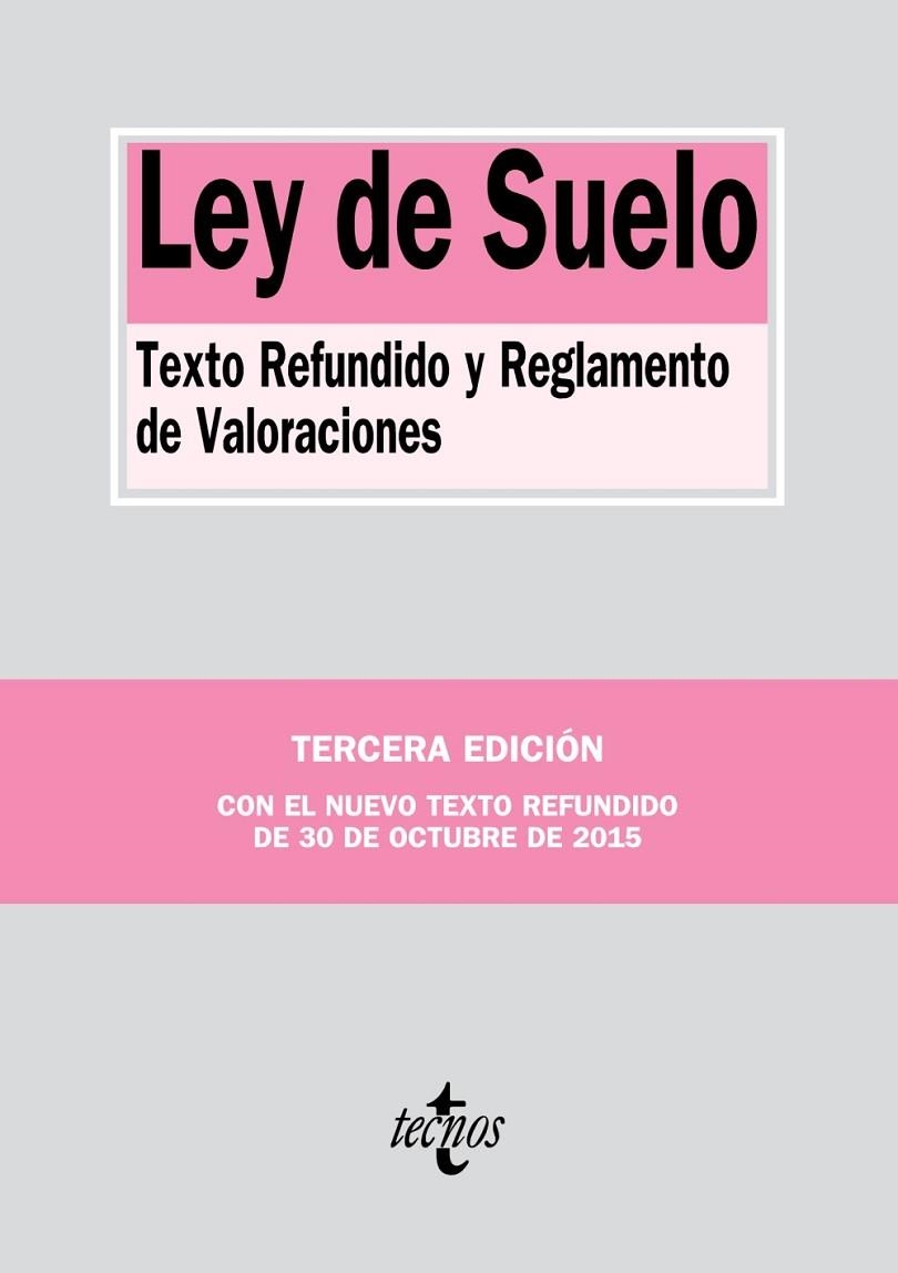 LEY DE SUELO | 9788430968619 | EDITORIAL TECNOS