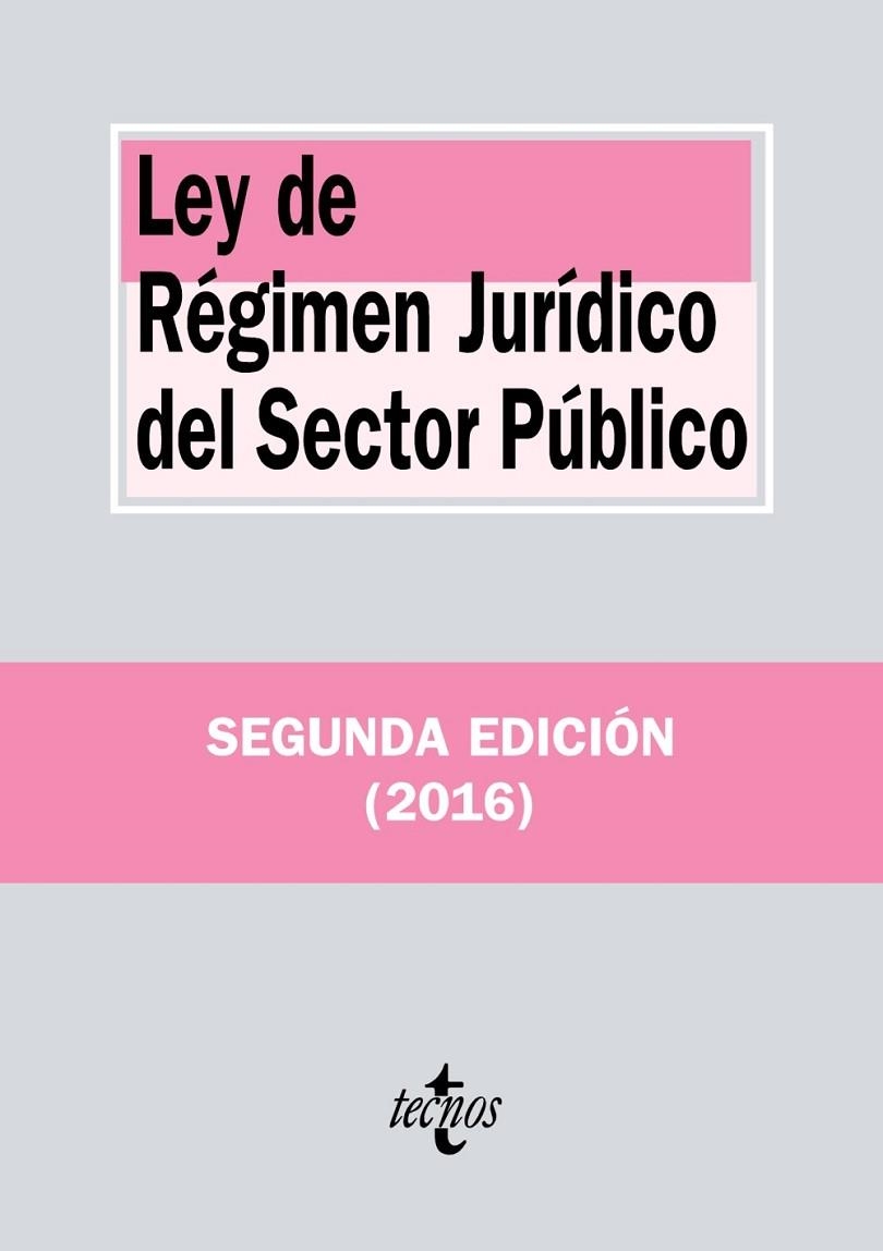 LEY DE RÉGIMEN JURÍDICO DEL SECTOR PÚBLICO | 9788430970636 | EDITORIAL TECNOS