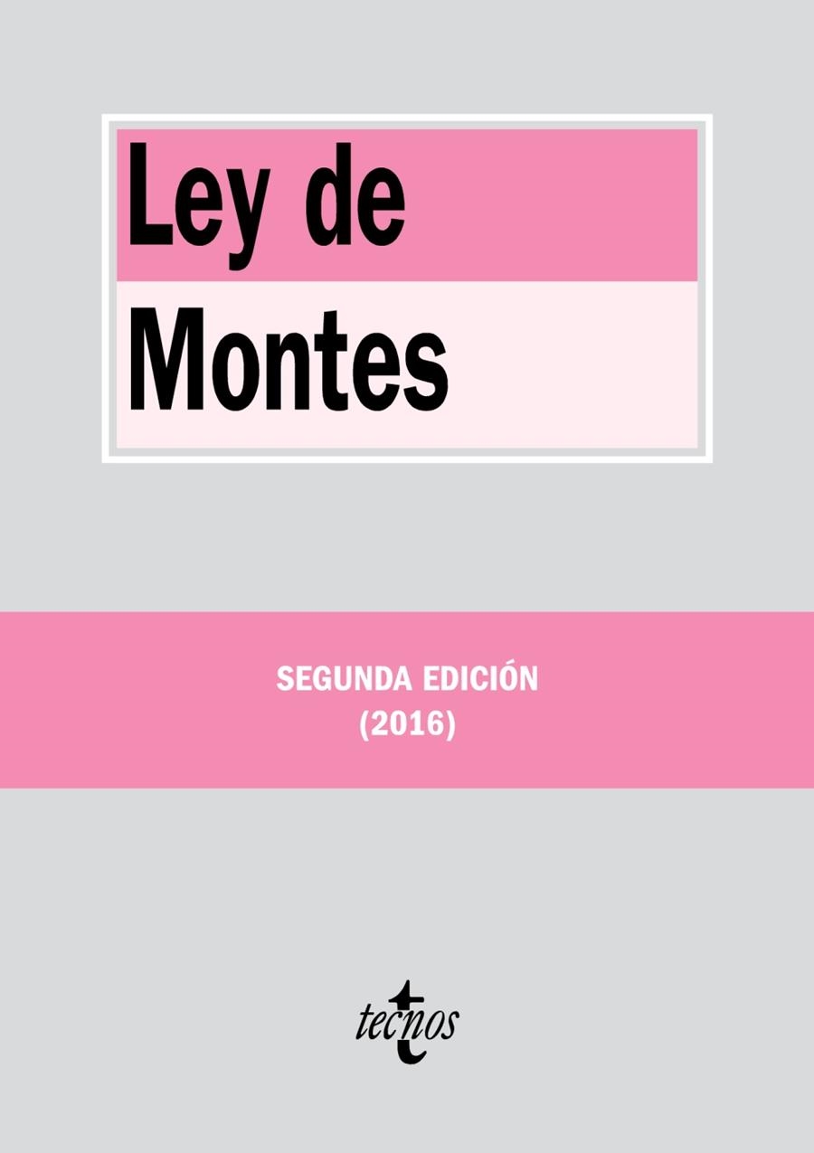 LEY DE MONTES | 9788430970643 | EDITORIAL TECNOS