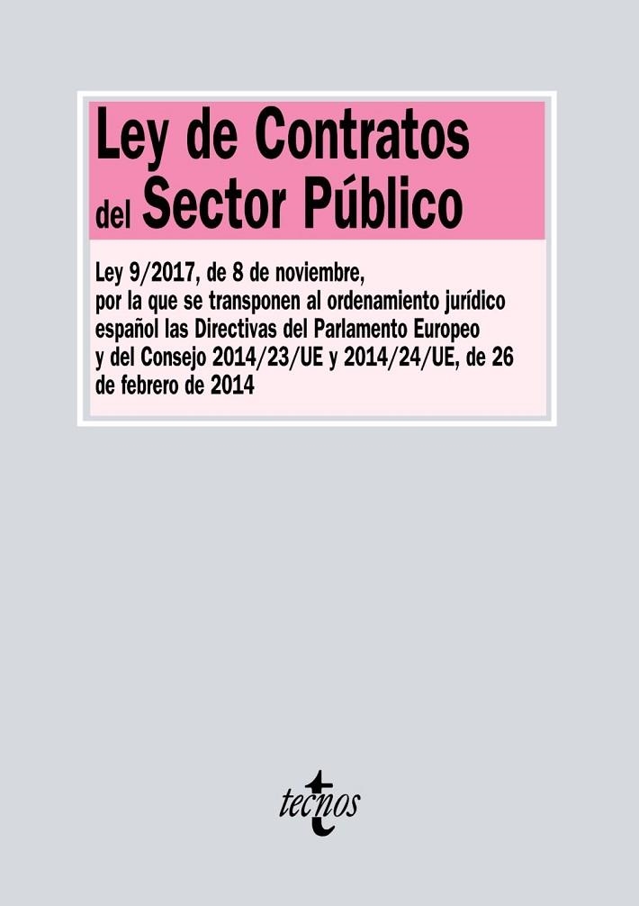 LEY DE CONTRATOS DEL SECTOR PÚBLICO | 9788430973972 | EDITORIAL TECNOS