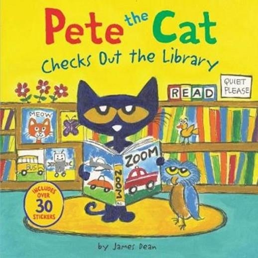 PETE THE CAT CHECKS OUT THE LIBRARY | 9780062675323 | JAMES DEAN