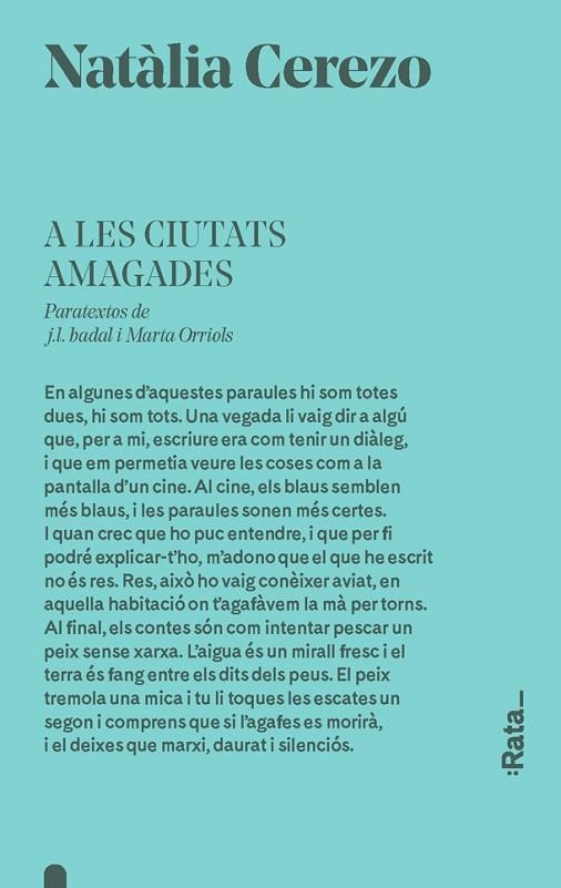 A LES CIUTATS AMAGADES | 9788416738403 | NATÀLIA CEREZO MÁRMOL