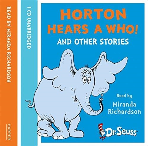 DR SEUSS: HORTON HEARS A WHO! (AND OTHER STORIES) AUDIO CD | 9780007310531 | DR SEUSS